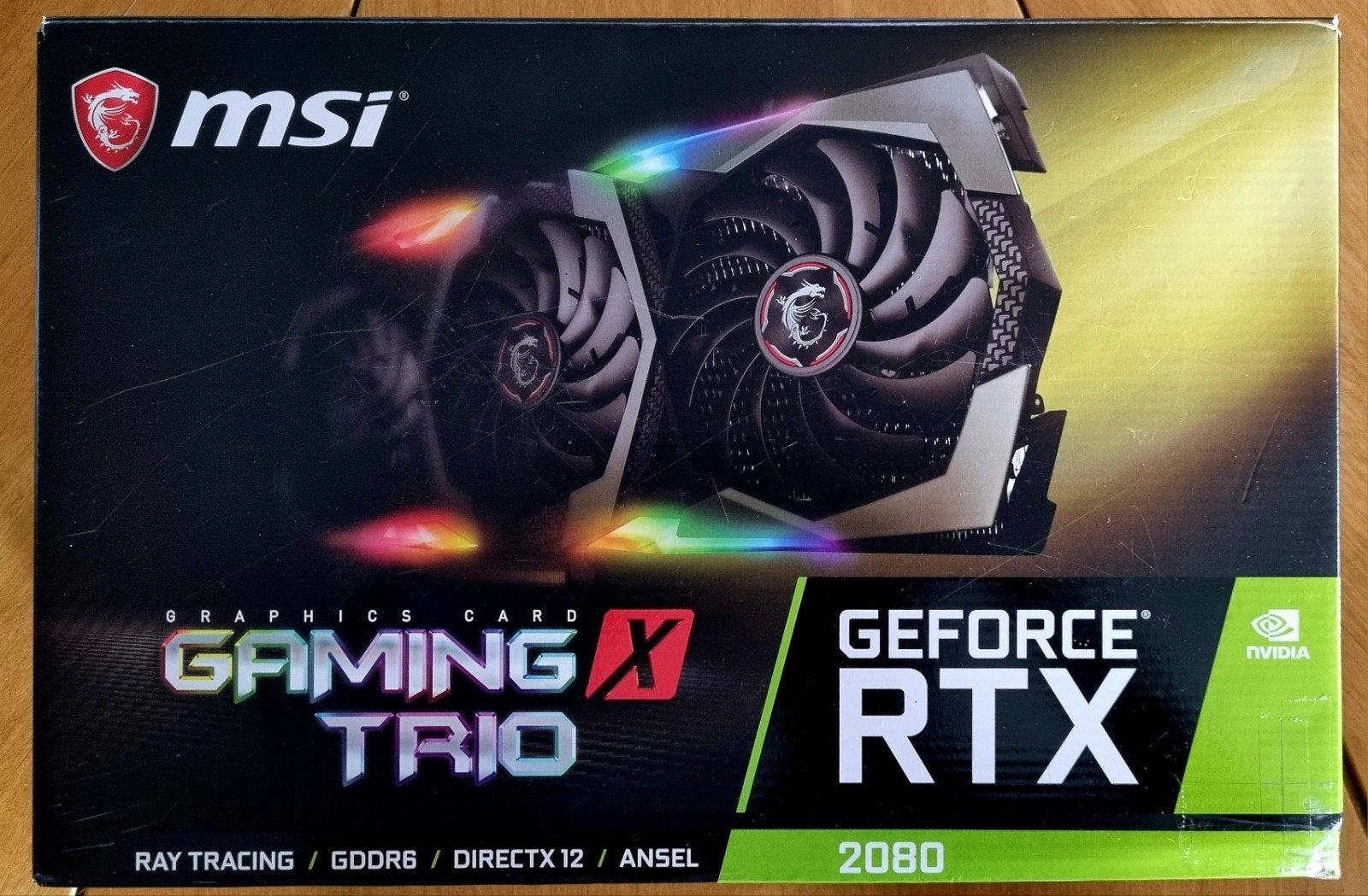 MSI GAMING X TRIO RTX 2080, Computers en Software, Videokaarten, Ophalen, GDDR6, PCI-Express 3