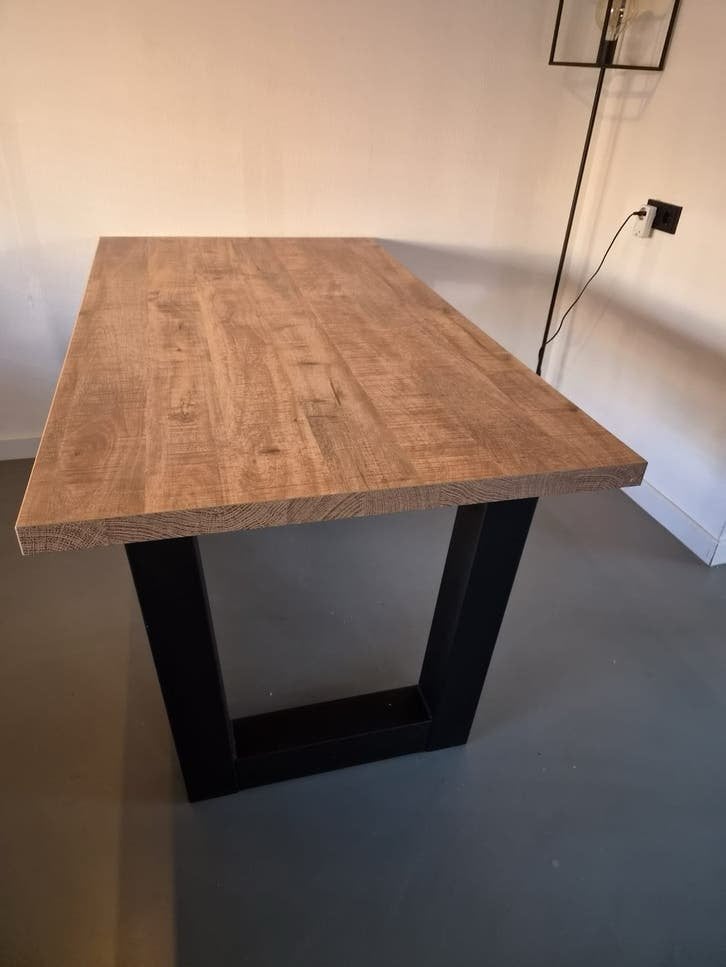 Mooie eettafel 160x90x75 cm, Huis en Inrichting, Tafels | Eettafels, Ophalen, Gebruikt, 50 tot 100 cm, 150 tot 200 cm