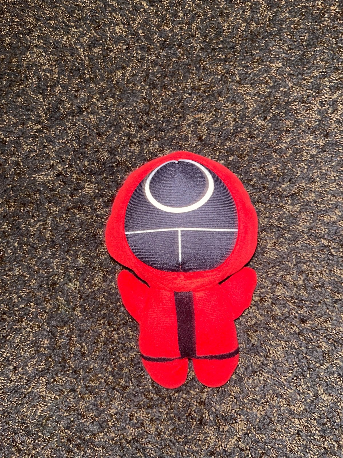 Squid Game knuffel rood met cirkel, Overige merken, Overige karakters, Overige typen, Ophalen of Verzenden
