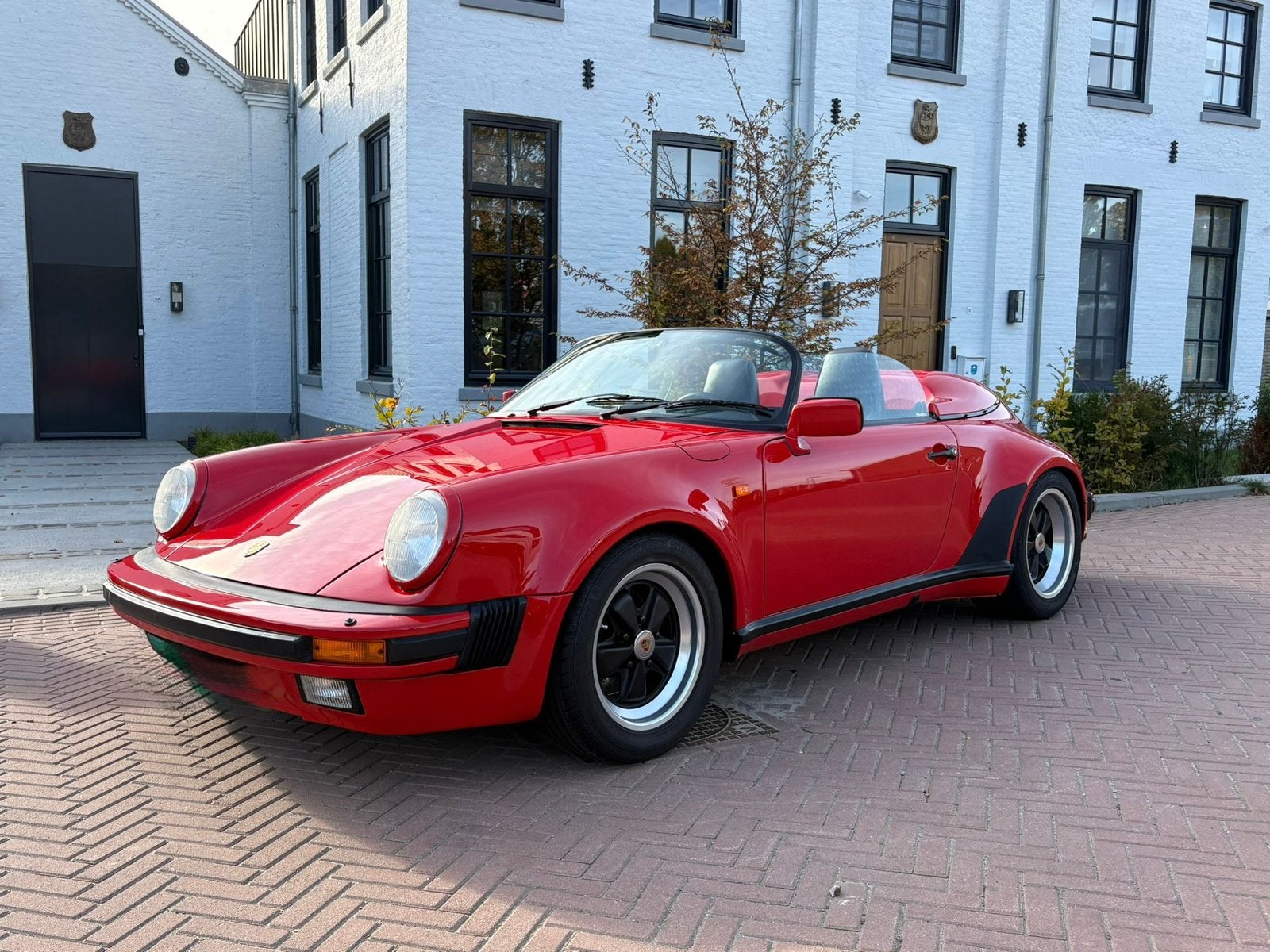 Porsche 911 TL Speedster nieuwstaat, Auto's, Zwart, Cabriolet, Leder, Handgeschakeld