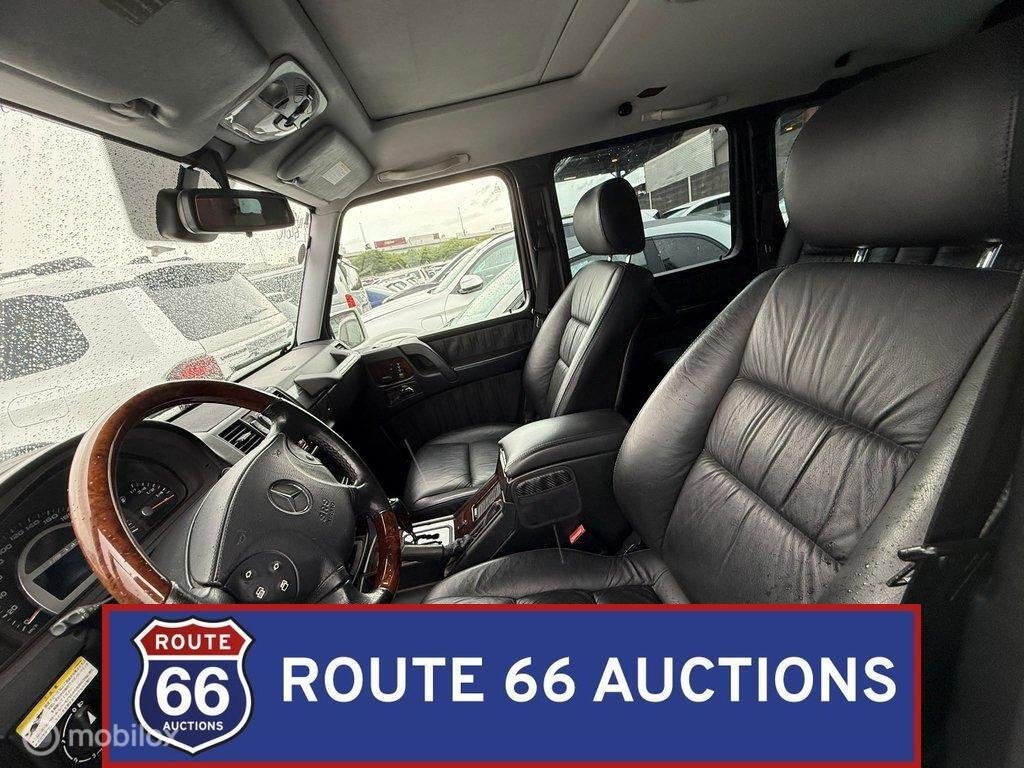Mercedes-Benz G 55 AMG Kompressor | 2005 | Route 66 Auctions, Auto's, Gebruikt, Overige carrosserieën, G-Klasse, Zwart