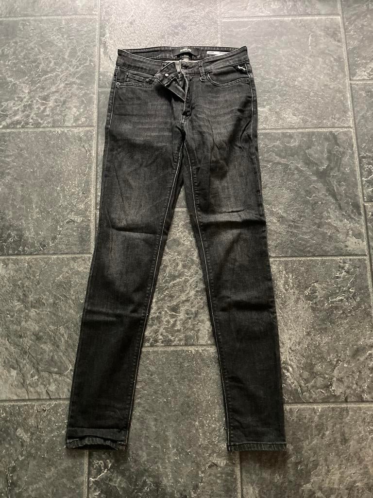 Replay skinny jeans zwart maat W27 l30, Ophalen of Verzenden, Zo goed als nieuw, Zwart, W27 (confectie 34) of kleiner