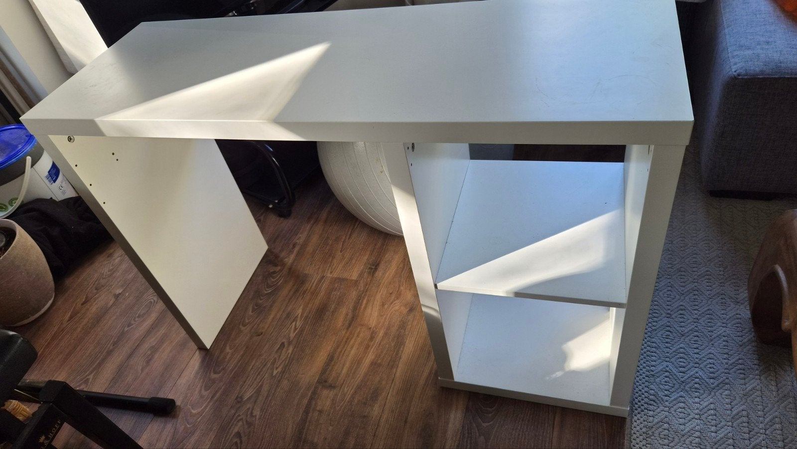 bureau 111x39 cm (als nieuw) + stoel (nieuw), Huis en Inrichting, Ophalen, Zo goed als nieuw, 70 tot 120 cm