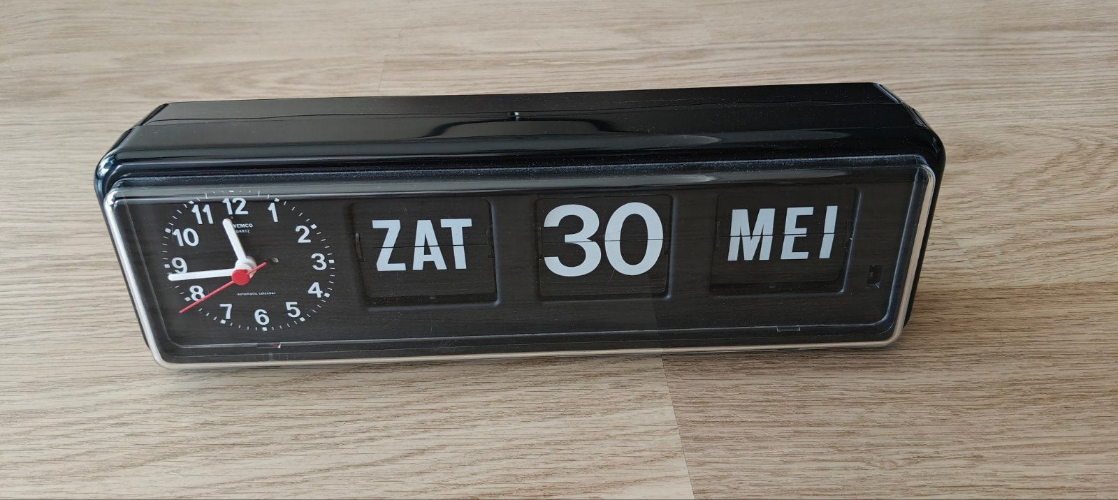 Kalender Klok BQ-38 - Dementie Klok - Zo goed als nieuw, Ophalen of Verzenden