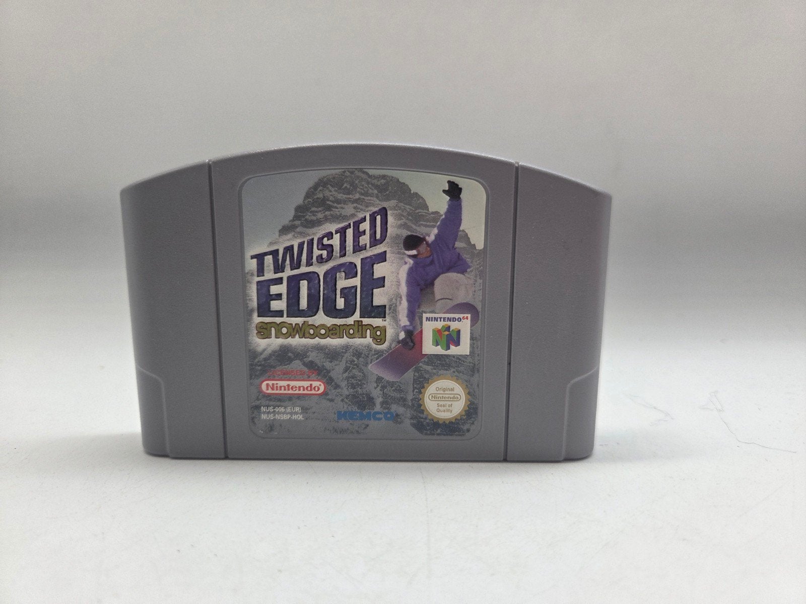 Twisted Edge Snowboarding N64 Game Cartridge, Nintendo, Gebruikt, Info@nintendo.de, Nintendo of Europe GmbH, Goldsteinstrasse 235, 60528 Frankfurt am Main, Duitsland
