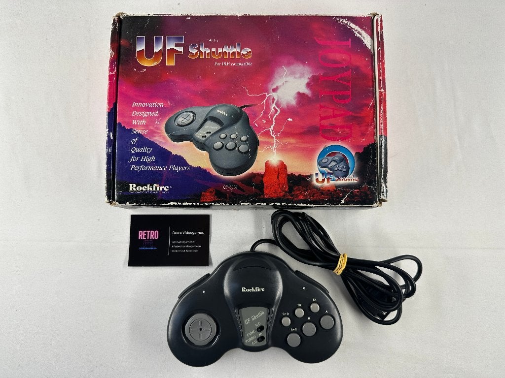 UF Shuttle Rockfire PC Gamepad in doos, Computers en Software, Gebruikt, Onbekend, Ophalen of Verzenden, Onbekend