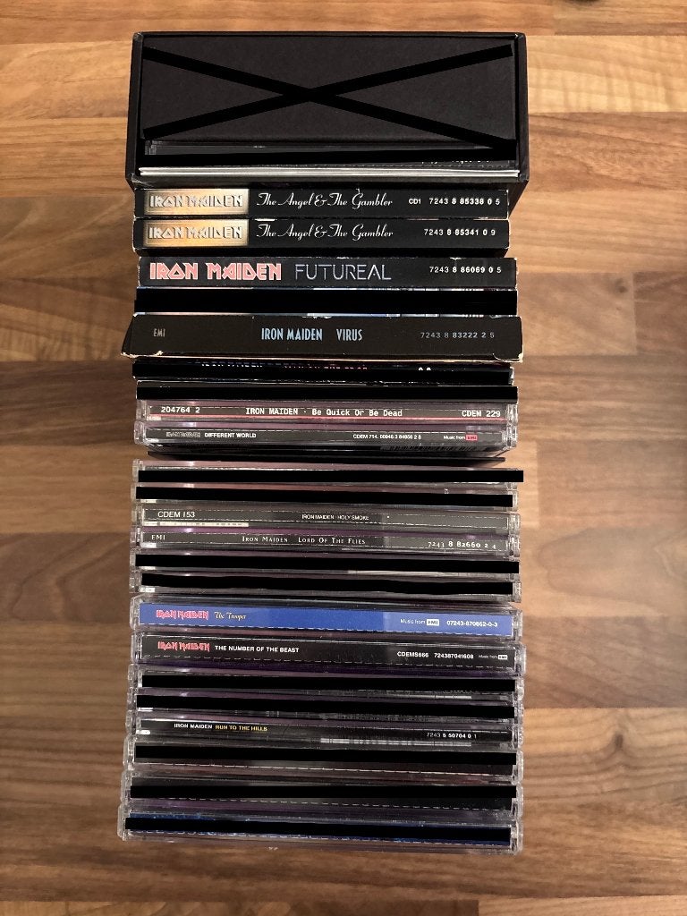 Iron Maiden CD Singles (12 stuks) vanaf 9,-, Ophalen of Verzenden, Zo goed als nieuw, Rock en Metal