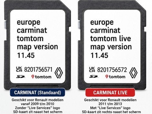 Renault Carminat Live 2026 Europa Navigatie Update Sd Kaart✅, Computers en Software, Navigatiesoftware, Renault, Update, Heel Europa