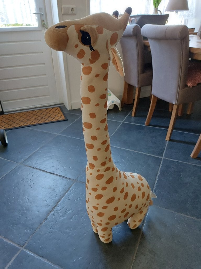 Giraffe Knuffel, Kinderen en Baby's, Speelgoed | Knuffels en Pluche, Ophalen, Zo goed als nieuw, Overige typen