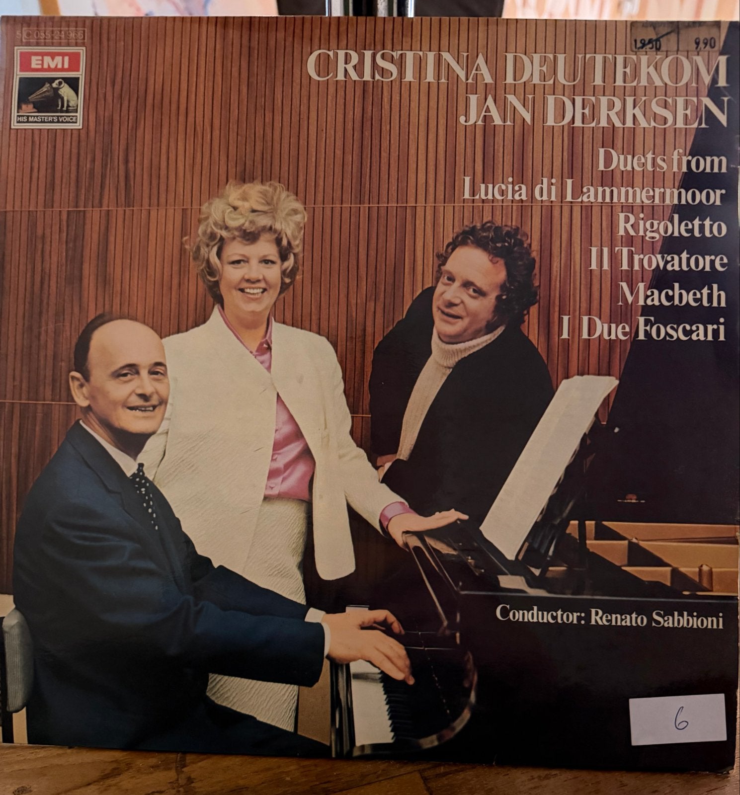 Cristina Deutekom, Jan Derksen - Duetten uit opera's (LP), LP, Gebruikt, Verdi, Opera of Operette