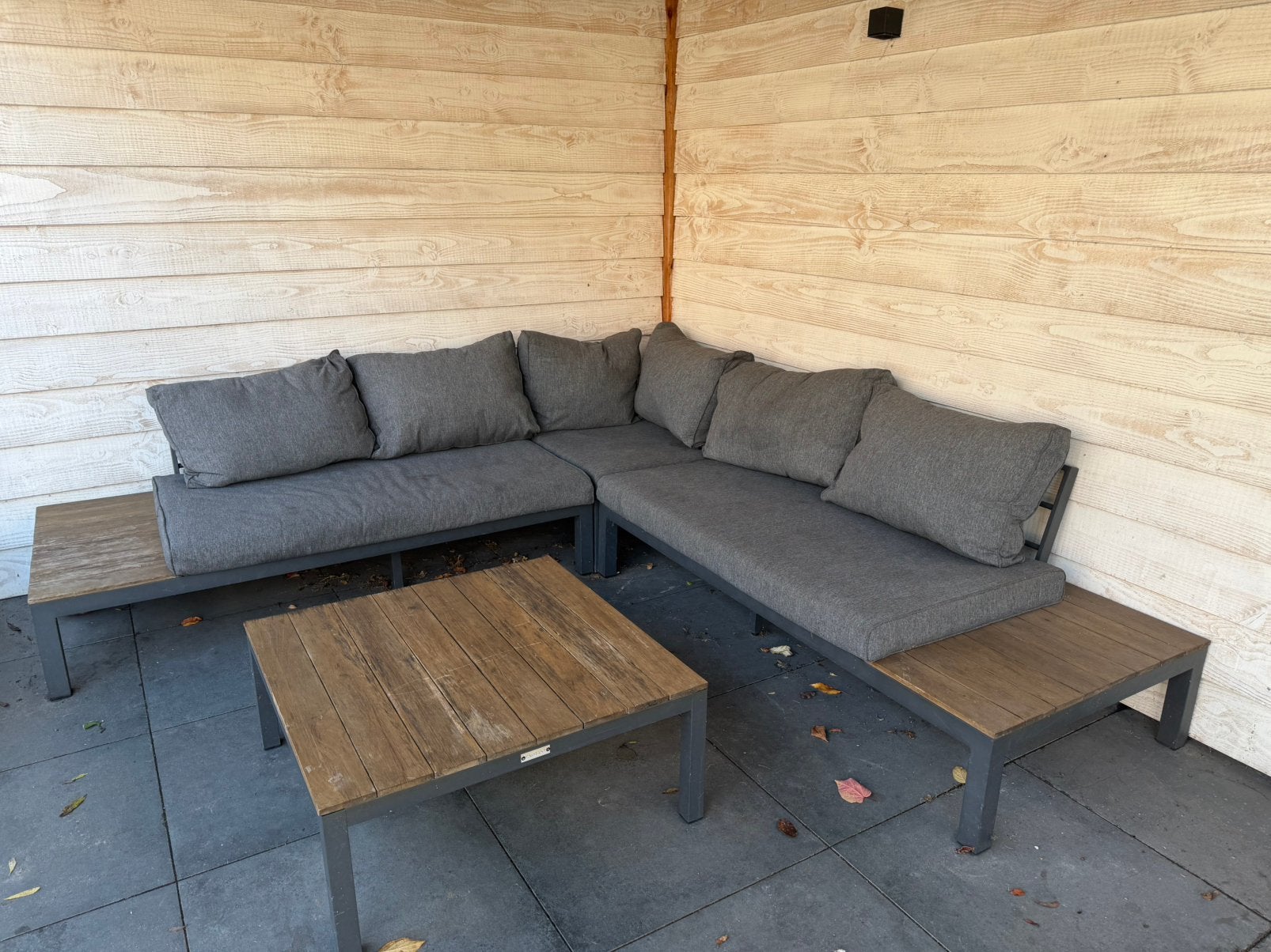Loungeset exotan, Tuin en Terras, Ophalen, Gebruikt, 6 zitplaatsen, Aluminium