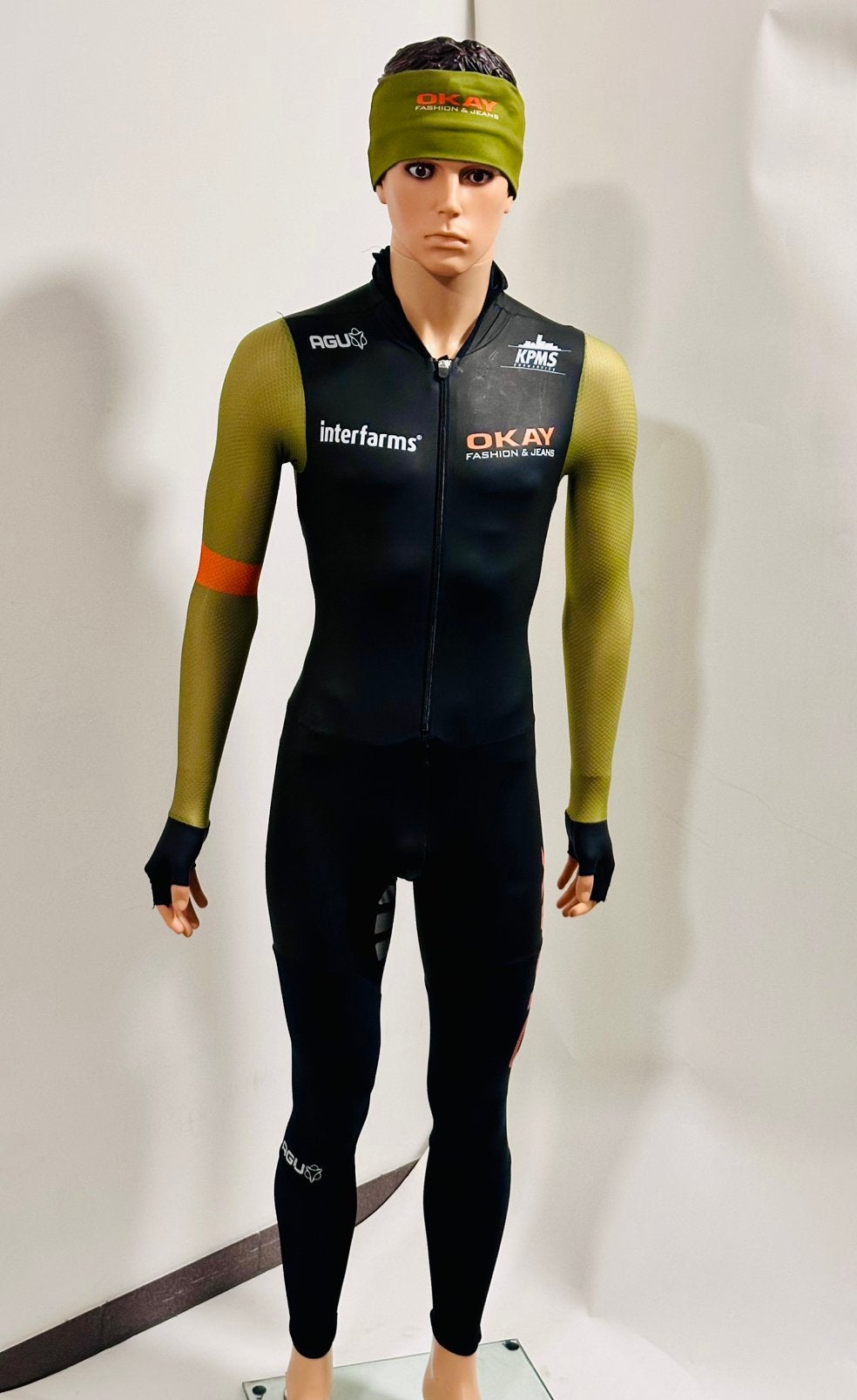 Schaatskleding schaatspak snelpak speedsuit maat M Agu Okay, Ophalen of Verzenden, Zo goed als nieuw