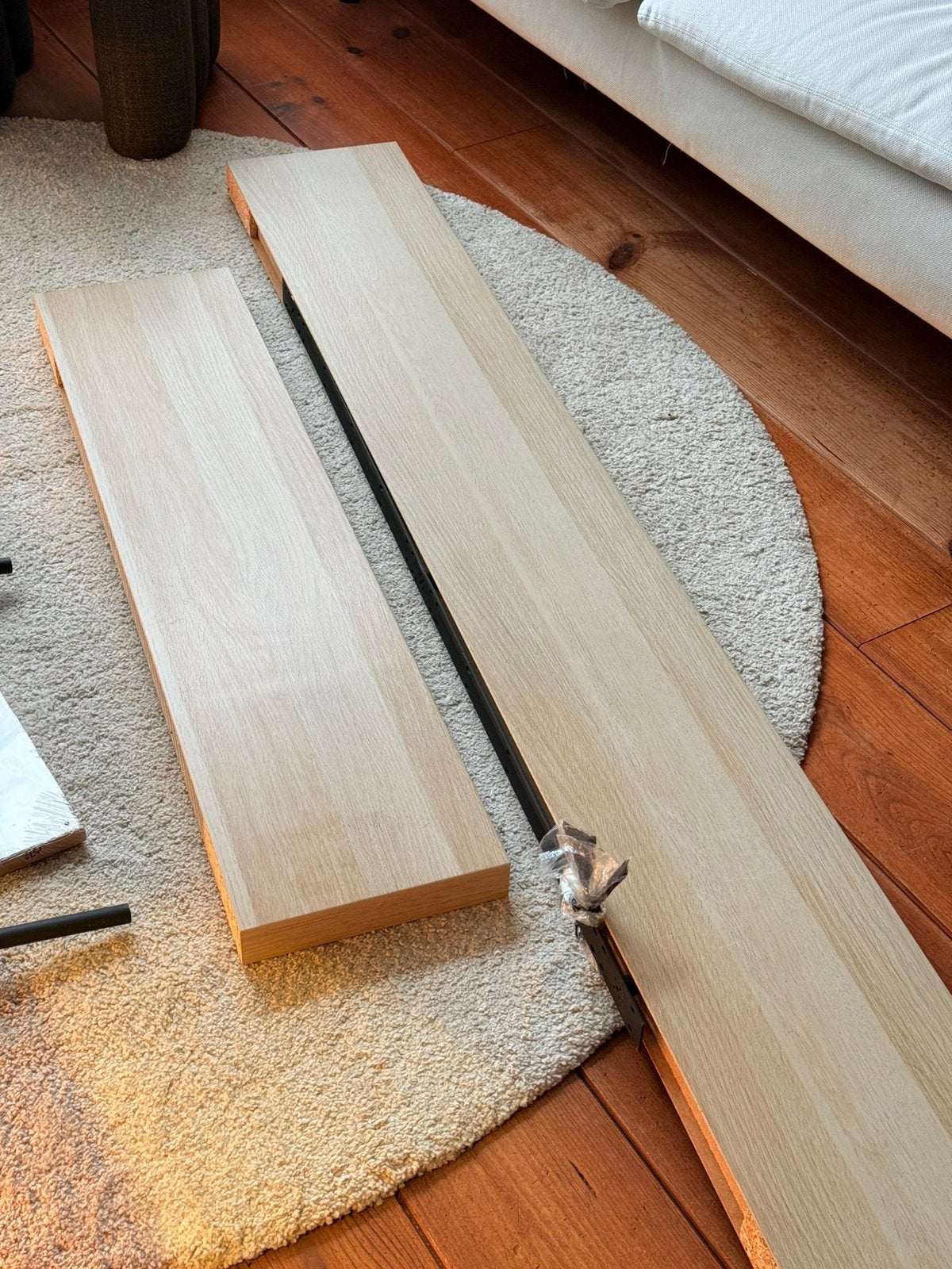 IKEA Lack planken 110+190cm eikenhout, Huis en Inrichting, Ophalen, Gebruikt