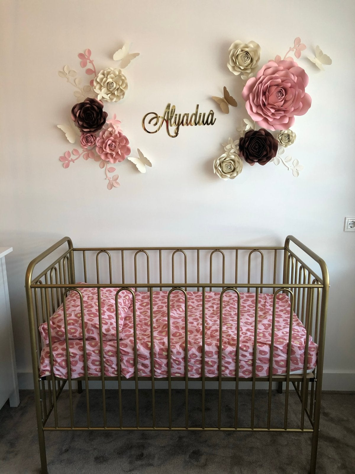 Polini Kids Vintage Brons/Goud Ledikant, Ophalen, Zo goed als nieuw, Ledikant