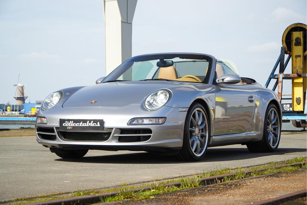 Porsche 911 Cabrio 3.8 Carrera S (bj 2007, automaat), Auto's, Porsche, Automaat, Achterwielaandrijving, Gebruikt, Cabriolet