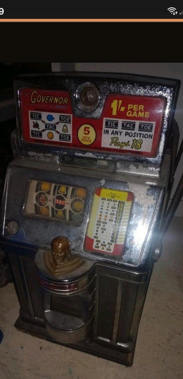 jennings governor slotmachine tic tac toe, Verzamelen, Automaten | Gokkasten en Fruitautomaten, Overige munten, Ophalen