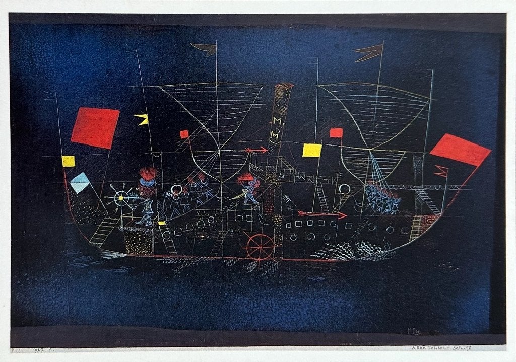 00031b  PAUL KLEE ~ Schip van de avonturier (1927), Verzenden, 1980 tot heden, Ongelopen, Overige thema's