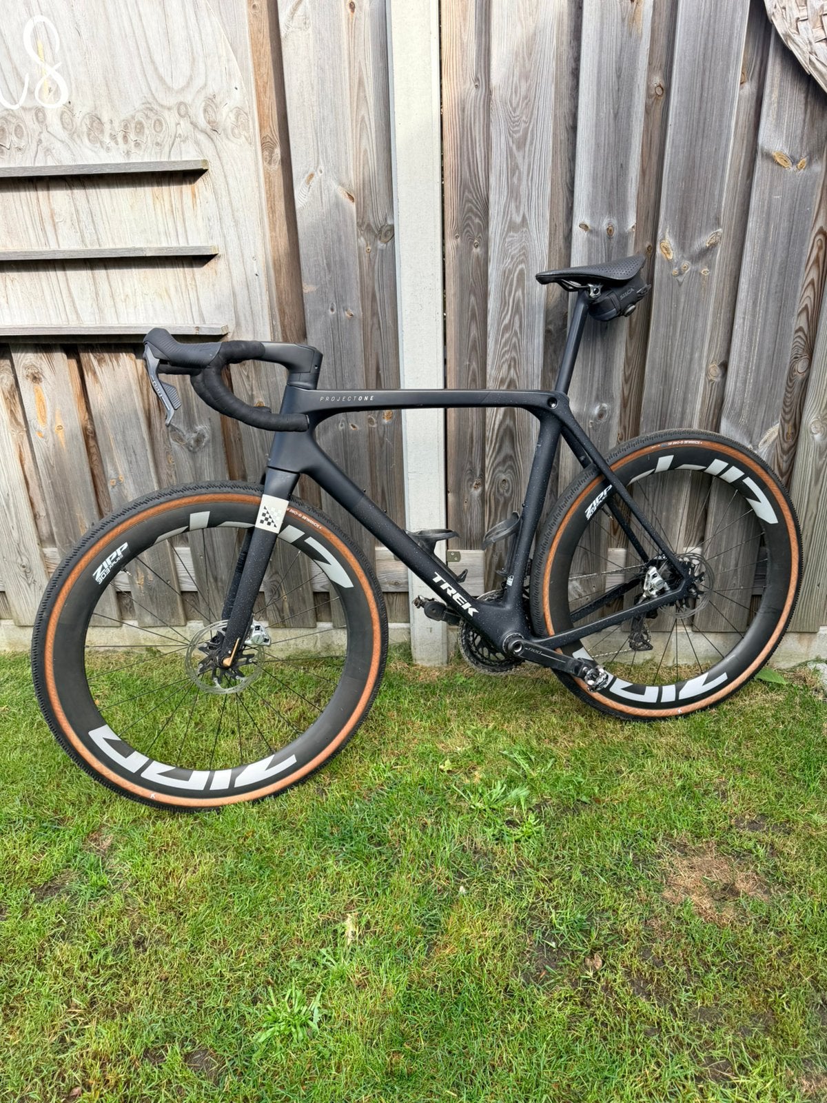 Gravelbike,Trek Checkmate slr9 project one axs,, zipp xplr, Carbon, Zo goed als nieuw, 57 tot 61 cm, Meer dan 20 versnellingen