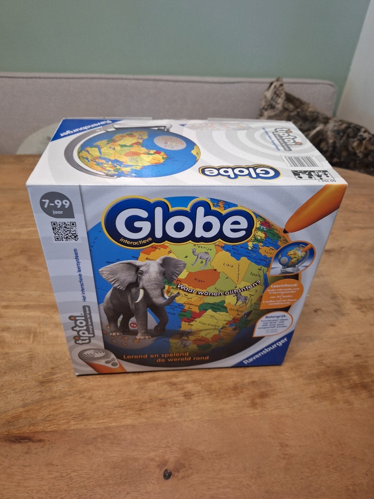 Ravensburger tiptoi Globe Interactieve Wereldbol, Kunststof, Interactief, Ophalen of Verzenden, Zo goed als nieuw