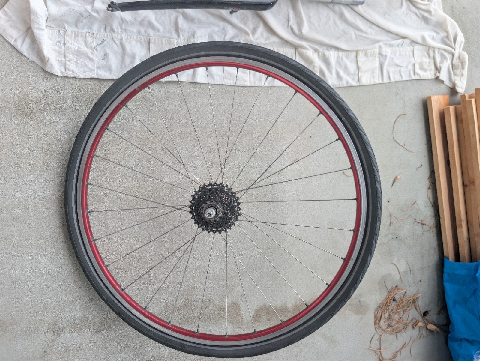 Mavic race wielen met 9/10 speed cassette compatibiliteit, Wiel, Gebruikt, Ophalen of Verzenden, Aluminium