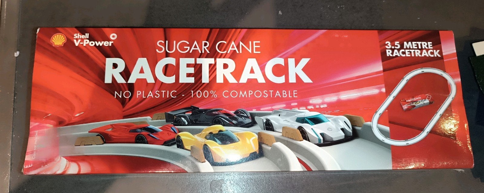 Shell V-Power Sugar Cane Racetrack (3.5 Meter), Overige merken, Racebaan, Zelf te bouwen, Ophalen of Verzenden