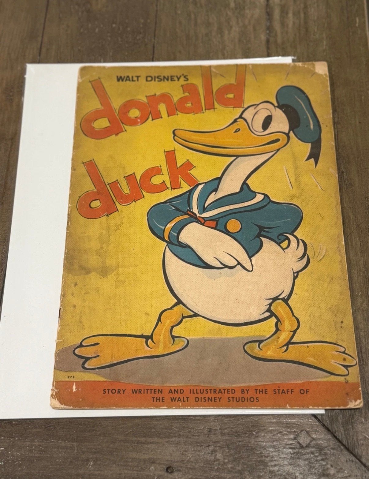 Walt Disney Donald Duck 1935 Whitman #978, Ophalen of Verzenden