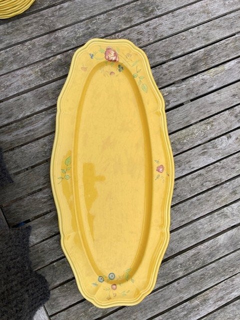 Longchamp Majolica Marseille ZALMSCHAAL, Antiek en Kunst, Ophalen of Verzenden
