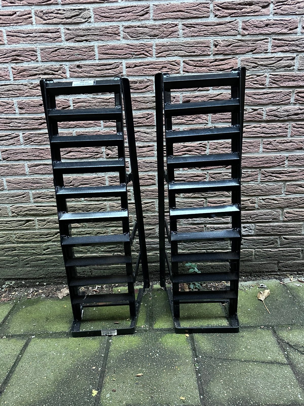 Oprijbokken voor en Auto, Ophalen, Zo goed als nieuw, Manueel, Garagekrik