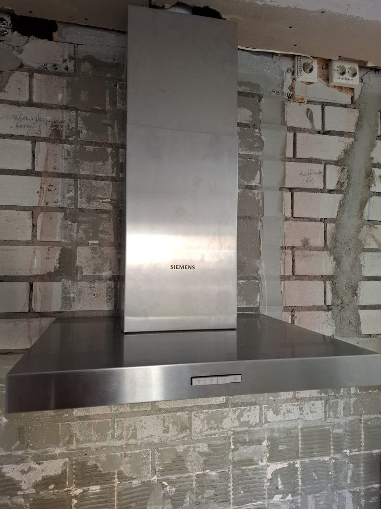 Siemens afzuigkap, Witgoed en Apparatuur, Afzuigkappen, Ophalen, Gebruikt, Wandschouwkap, 400 tot 600 m³ per uur