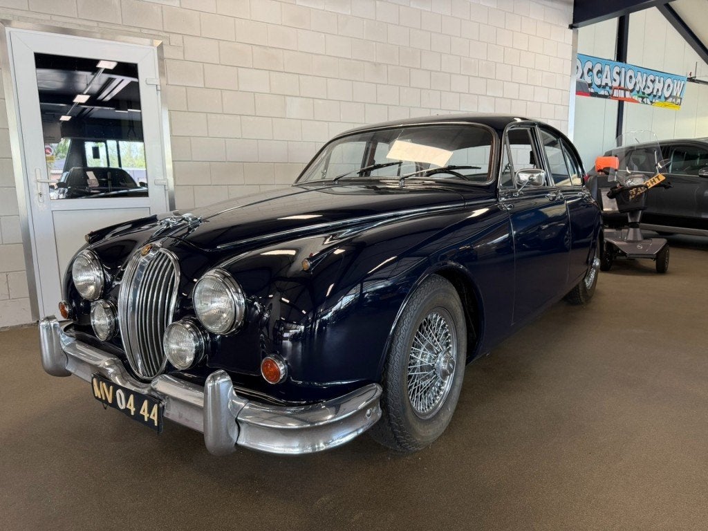 Jaguar MK II 2.4L Origineel Nederlandse auto, Auto's, Gebruikt, Overige modellen, Blauw, 1445 kg