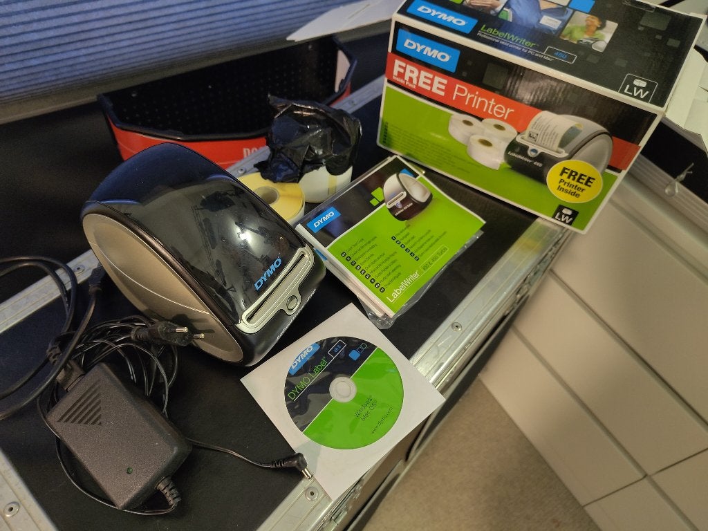Dymo LabelWriter 450 Labelprinter met accessoires, Computers en Software, Ophalen of Verzenden, Zo goed als nieuw, Etiket, Dymo