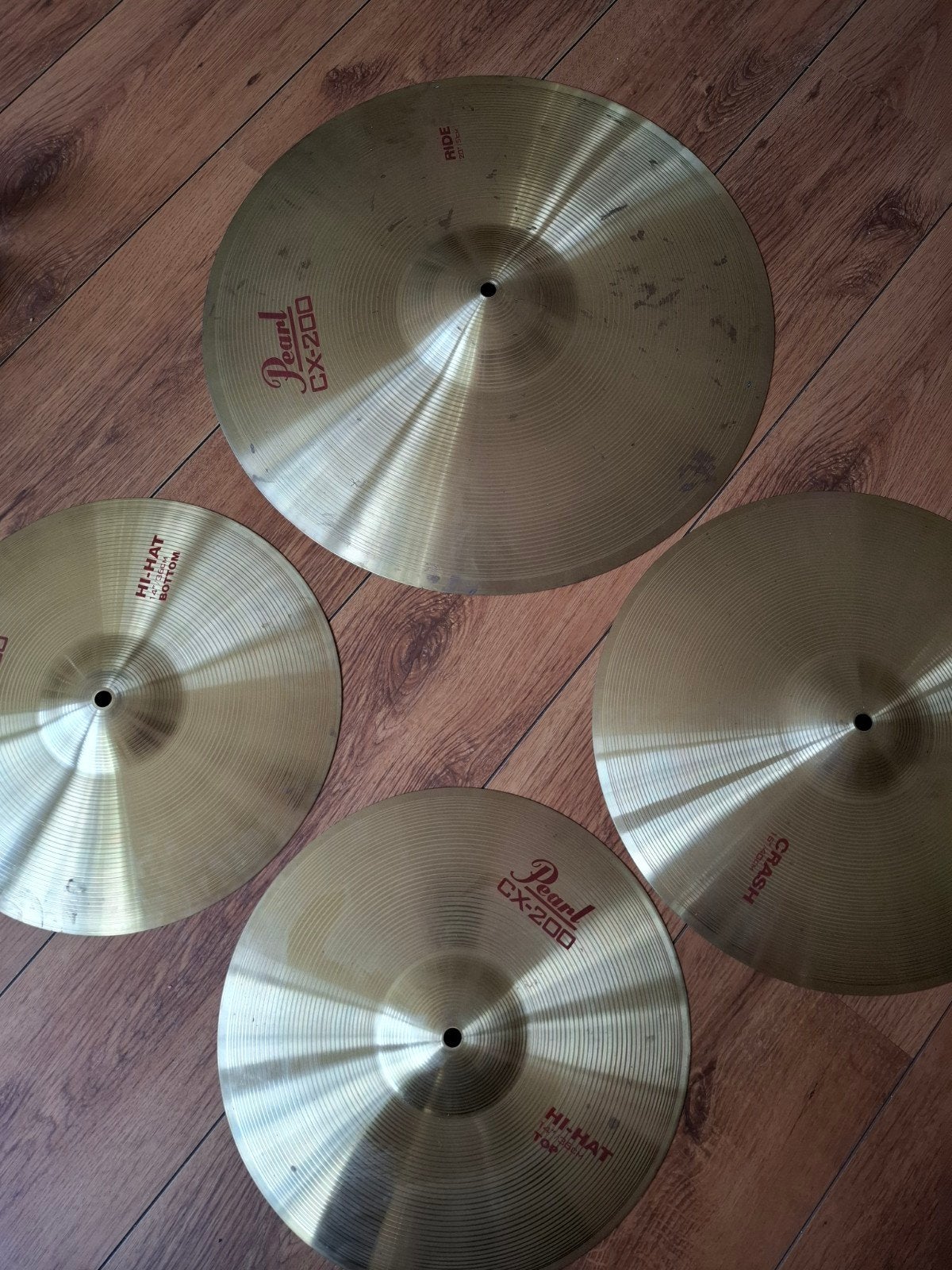 Pearl CX-200 Bekkenset met Tama Hi-Hat standaard en tas, Muziek en Instrumenten, Ophalen of Verzenden, Gebruikt, Pearl