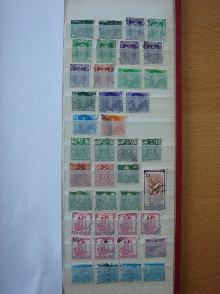 INDIA 40 Postzegels, Ophalen of Verzenden, Gestempeld, Zuid-Azië