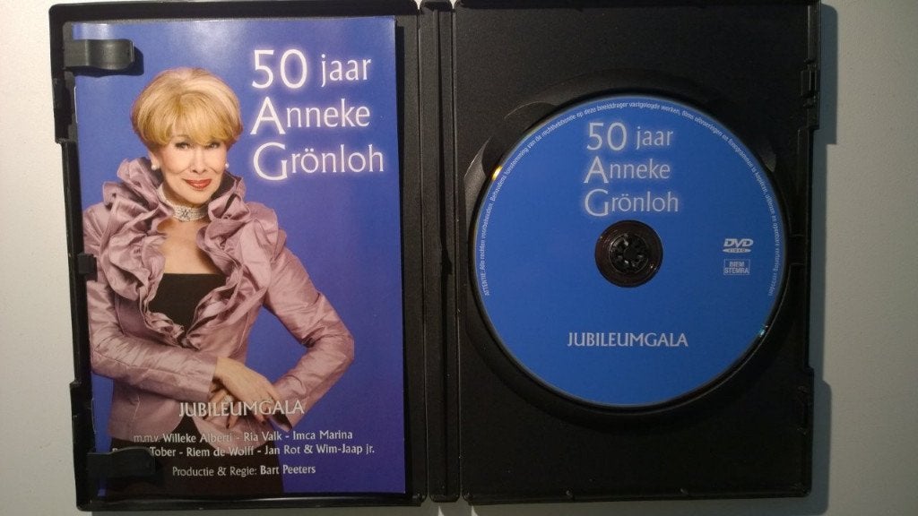 Anneke Grönloh - 50 Jaar Anneke Grönloh Jubileumgala (DVD), Alle leeftijden, Ophalen of Verzenden, Zo goed als nieuw