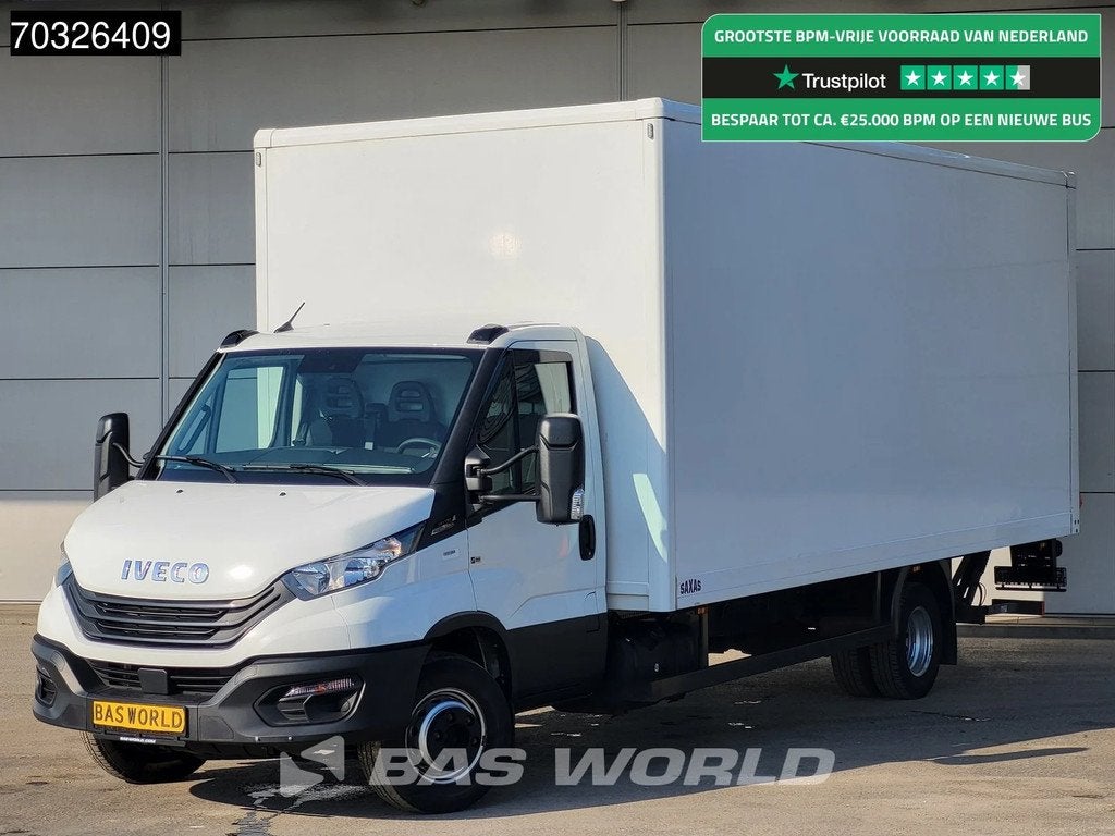 Iveco Daily 70C18 3.0L Automaat 1000KG Laadklep Luchtvering, Automaat, Stof, Gebruikt, Euro 6
