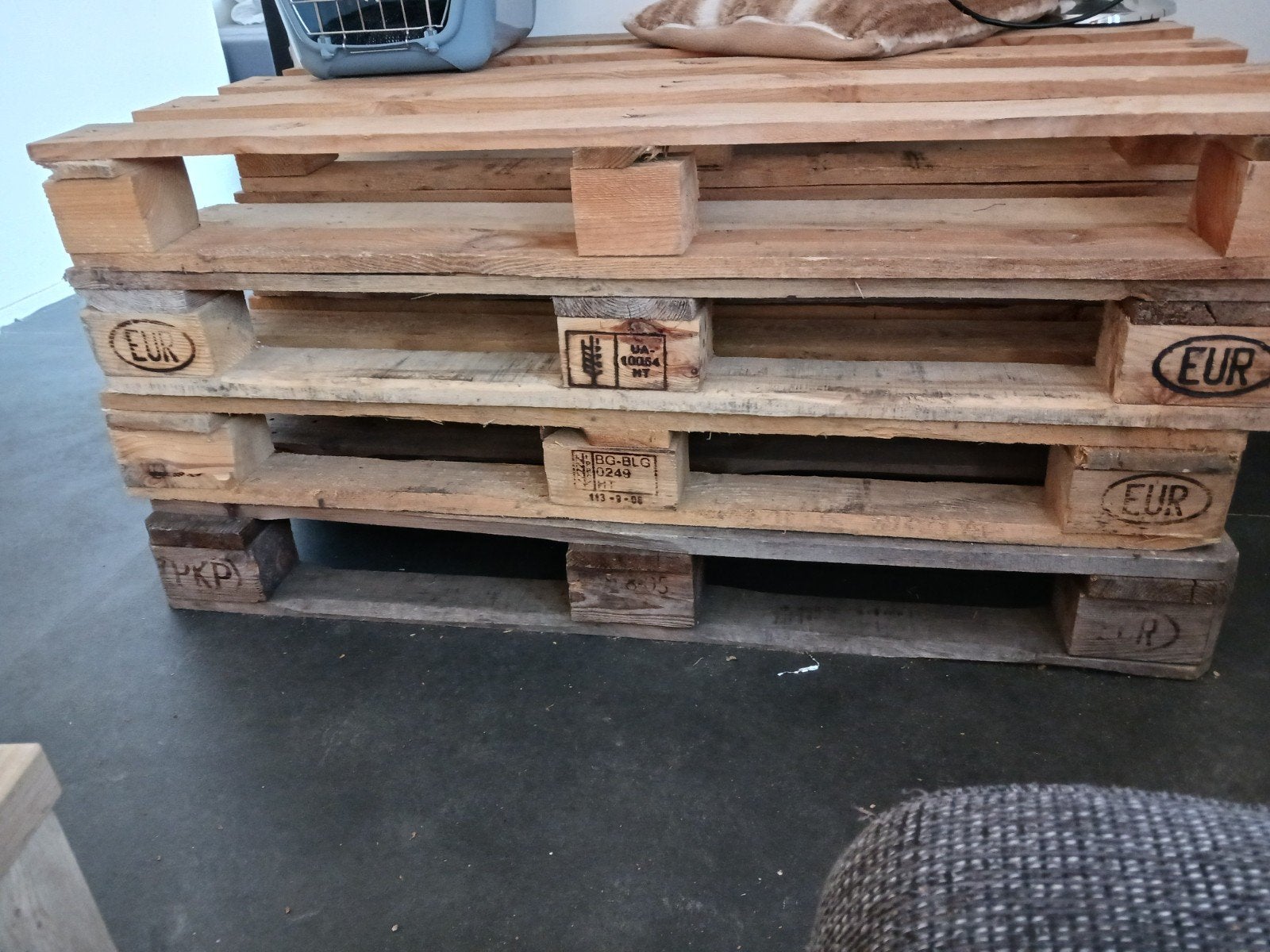 Gebruikte EUR Pallets - Ideaal voor meubels of decoratie, Ophalen, Gebruikt, 50 mm of meer, Pallet