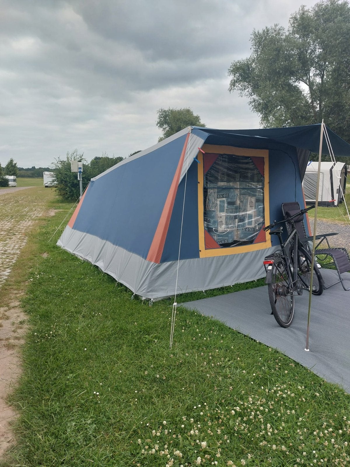 Cabanon tent / katoen/ pvc  Zeer nette staat, Caravans en Kamperen, Tenten, Ophalen of Verzenden, Gebruikt, Tot en met 4