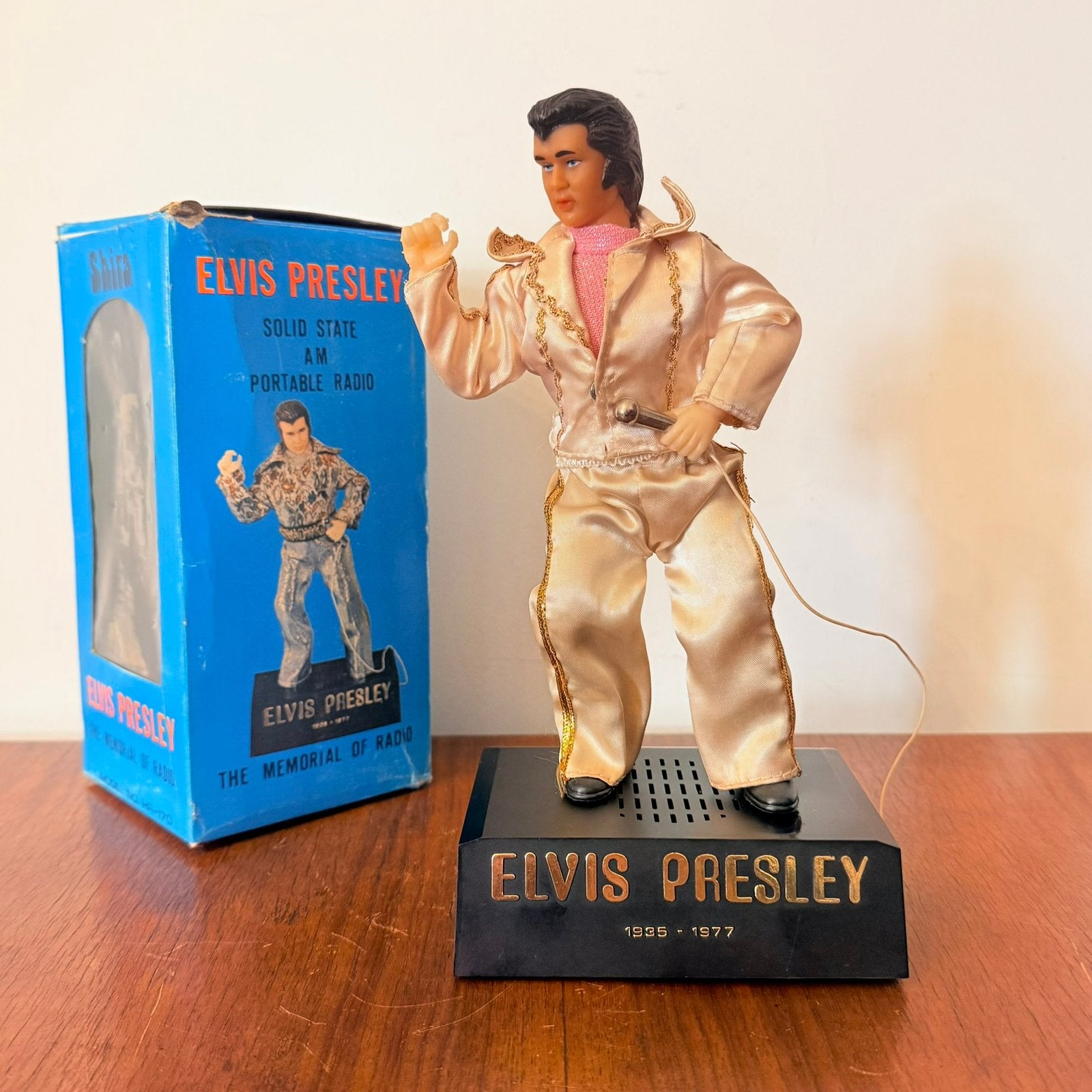 ELVIS PRESLEY RADIO 1978 ROCK TRANSISTOR NIEUW MET DOOS RARE, Verzenden
