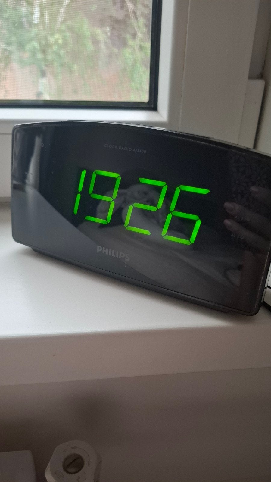 Philips AJ3400/12 Wekkerradio met stekker, Ophalen of Verzenden, Gebruikt, Digitaal