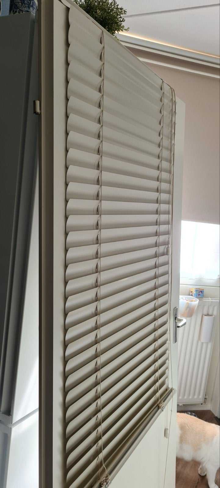 jaloezieën luxaflex, Huis en Inrichting, Ophalen, Jaloezie, Beige, Koordbediening