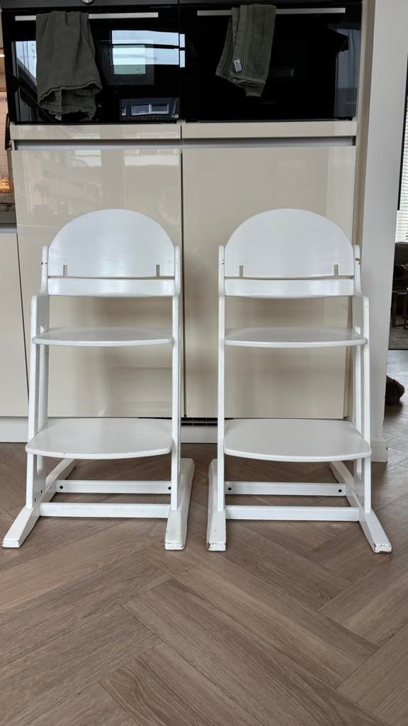 BabyDan kinder eetstoelen 2x, Ophalen, Gebruikt, Overige typen, Aanschuifbaar