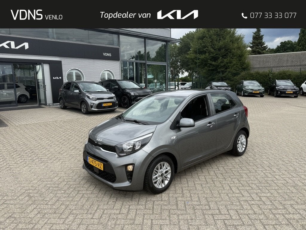 Kia Picanto 1.0 DPi DynamicLine NAVIGATIE via Apple CarPlay, Gebruikt, 4 stoelen, Origineel Nederlands, Handgeschakeld