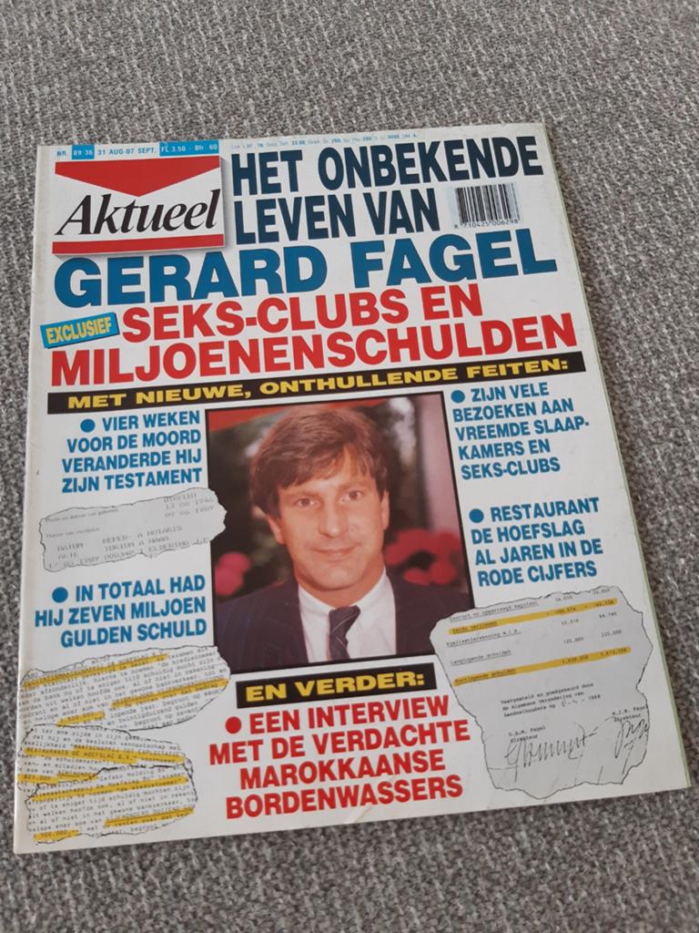 36.Aktueel 1989. Gerard Fagel. John Kelly. Ben Johnson. Gert, Ophalen of Verzenden, 1980 tot heden, Tijdschrift
