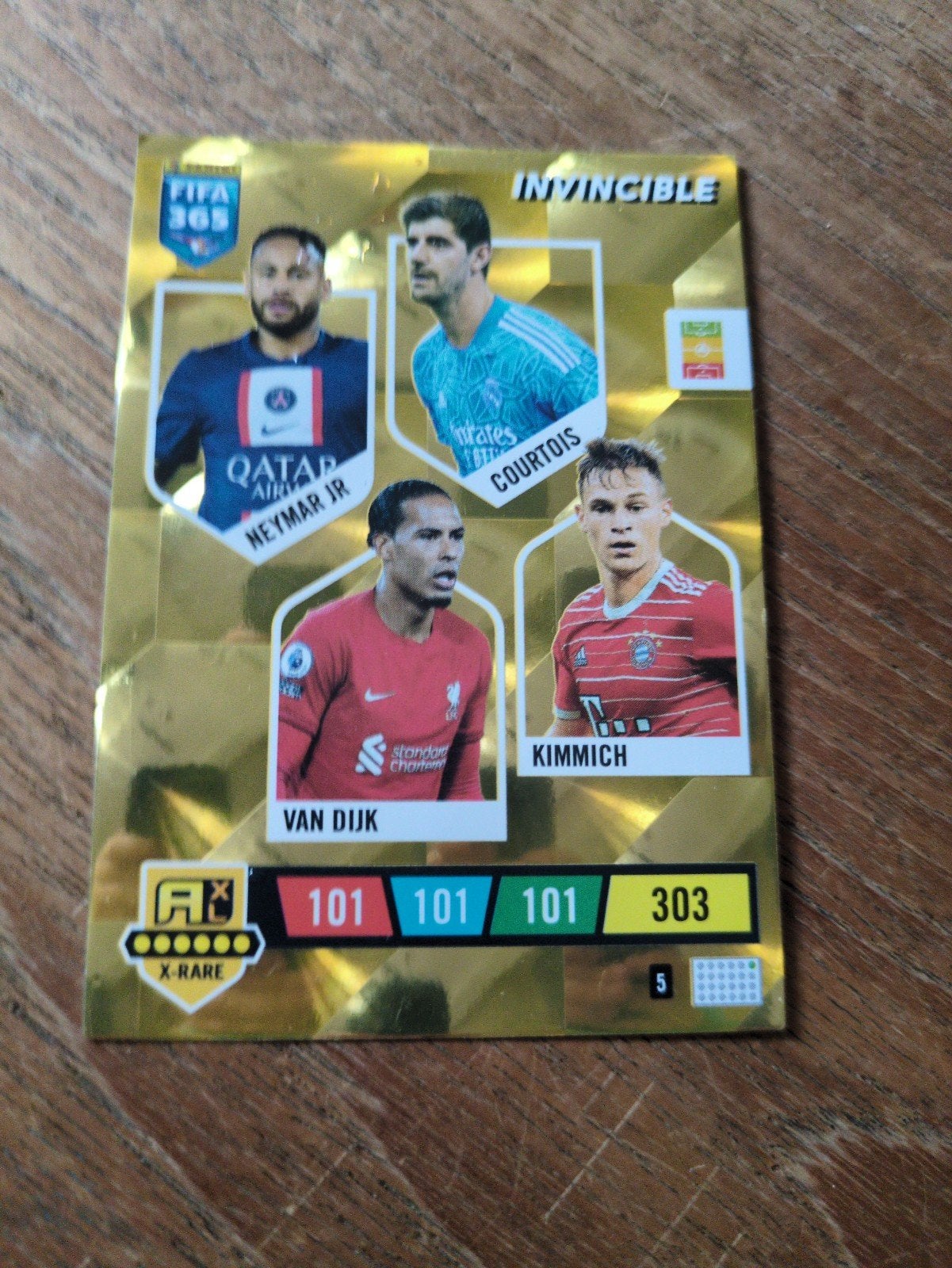 X-Rare kaart Neymar, Courtois, Van Dijk en Kimmich, Ophalen of Verzenden, Zo goed als nieuw, Buitenlandse clubs, Spelerskaart