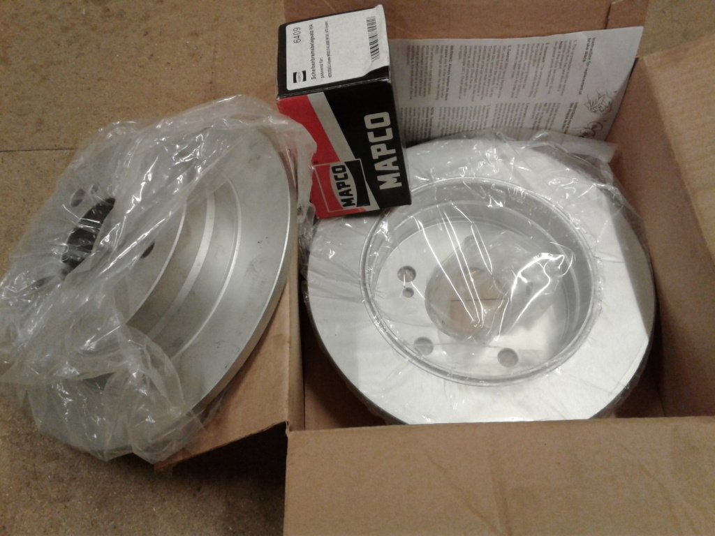 NK Remschijven set E-Mercedes Ø 258mm + remblokken set, Ophalen of Verzenden, Nieuw