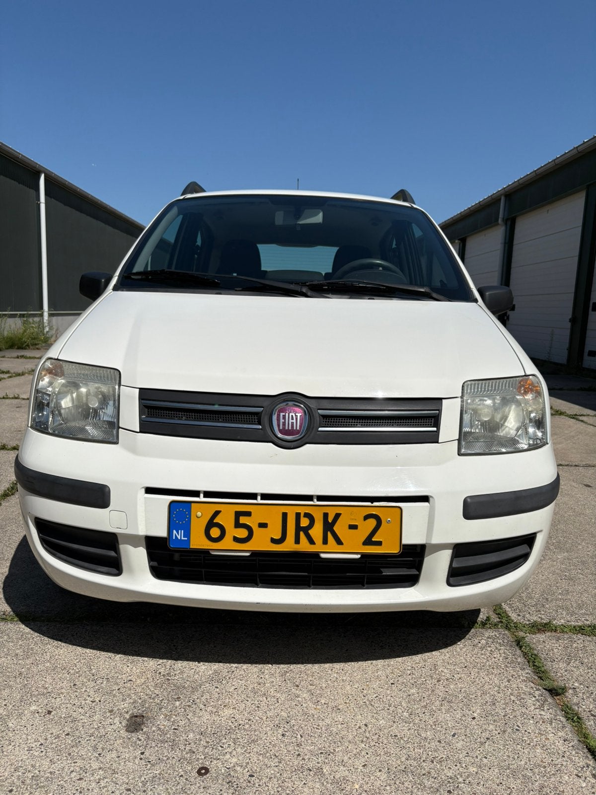 Fiat Panda 1.2 44KW 60PK 2009 Wit nieuwe APK nap, Voorwielaandrijving, 1242 cc, Wit, Origineel Nederlands