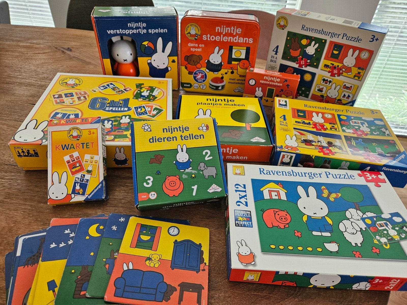 spelletjes puzzels nijntje oa verstoppertje en stoelendans, Ophalen of Verzenden, Gebruikt