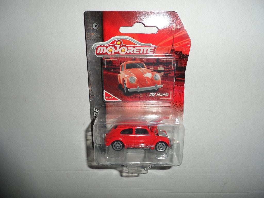 Majorette Vintage serie - Volkswagen Kever (rood) 1:64, Ophalen of Verzenden, Nieuw, Auto