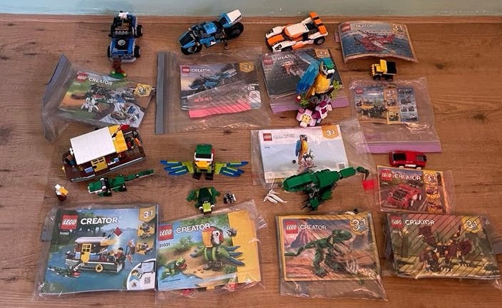 Lego 3 in 1 creator sets, Ophalen of Verzenden, Lego