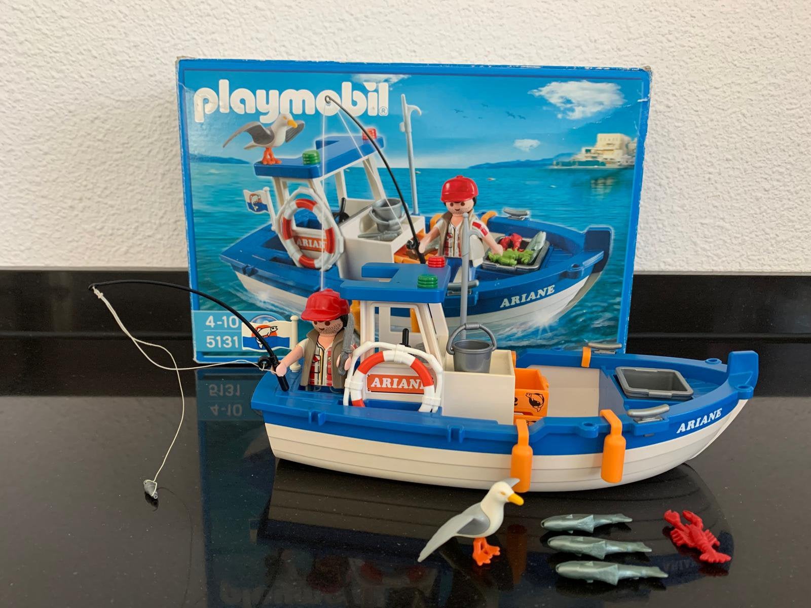 Playmobil 5131 Vissersboot, Ophalen of Verzenden, Gebruikt, Boot/Schip